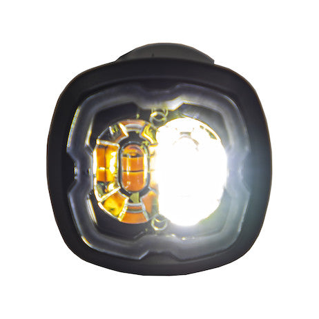 1.5 in. Flush/Surface Mount Amber/Clear LED Strobe Light