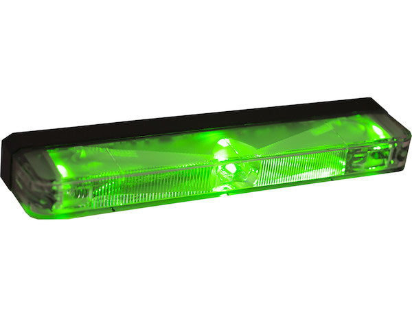 Narrow Profile 5 Inch Green LED Strobe Light