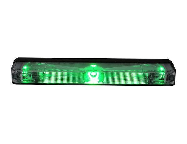 Narrow Profile 5 Inch Green LED Strobe Light