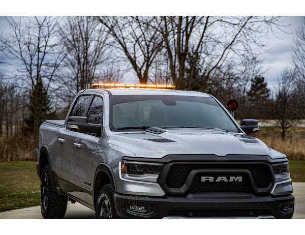 48 Inch Amber LED Light Bar with Wireless Controller