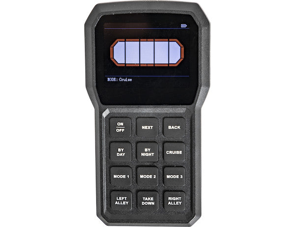 8893048 - 48 Inch Amber LED Light Bar with Wireless Controller