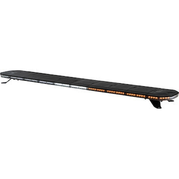 8893760 - 60 Inch Amber/Clear LED Light Bar with Warning / Clear Take Downs & Alley Lights
