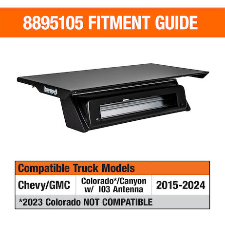 Drill-Free Light Bar Cab Mount for Chevy Colorado/GMC Canyon w/ I03 Antenna (2015-2024)