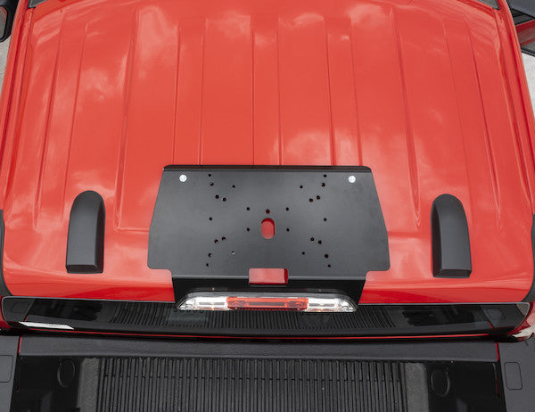 Black Steel Light Bar Mount for Ford F-150 (2015+) and F-250/F-550 (2017+)