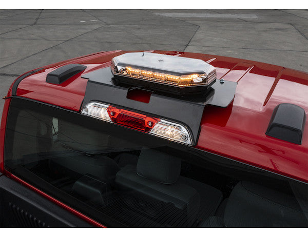 Black Steel Light Bar Mount for Ford F-150 (2015+) and F-250/F-550 (2017+)