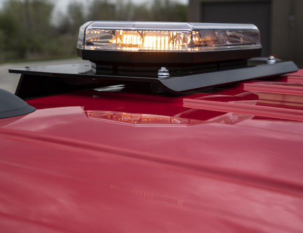 Black Steel Light Bar Mount for Ford F-150 (2015+) and F-250/F-550 (2017+)