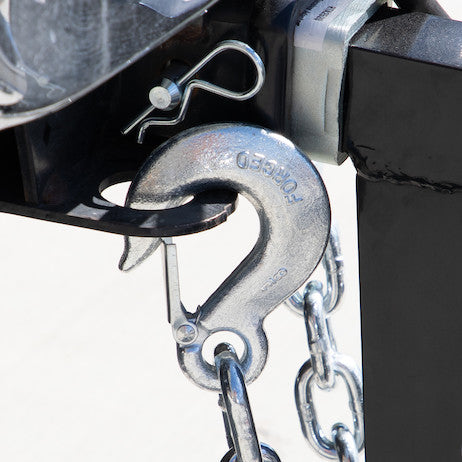 3/8x22 Inch Class 4 Trailer Safety Chain With 1 Forged Eye Slip Hook-30 Proof