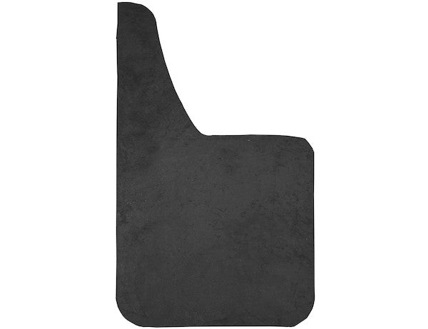 Heavy Duty Black Rubber Mudflaps 10x18 Inch (Teardrop Style)