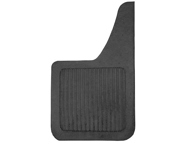 Heavy Duty Black Rubber Mudflaps 10x18 Inch (Teardrop Style)