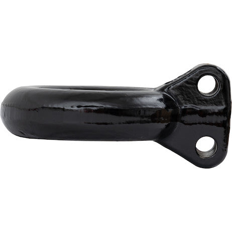 Black 10-Ton Forged Steel Tow Eye 3 Inch I.D.