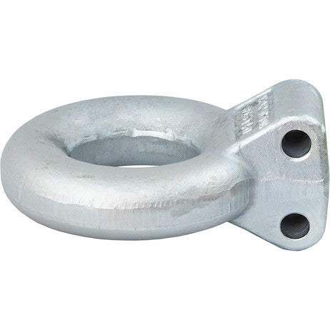 Zinc Plated 10-Ton Forged Steel Tow Eye 3 Inch I.D.