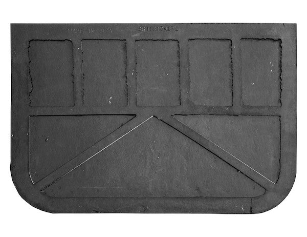 Heavy Duty Black Rubber Mudflaps 18x12 Inch
