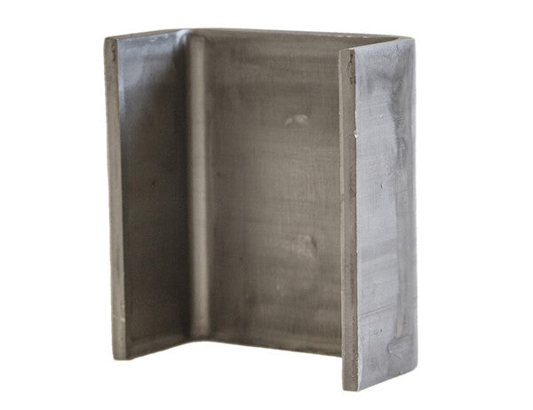 B2373K - Straight Weld-On Stake Pocket - 1.5x3 Inch Inside x 4 Inch Depth
