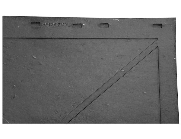 Heavy Duty Black Rubber Mudflaps 24x12 Inch