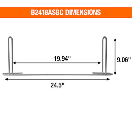 Anti-Sail Brackets for 24in Flaps - Short