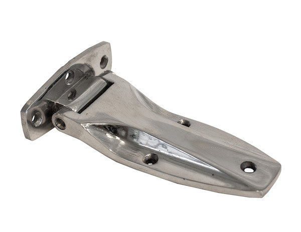 B2426SSCL - Left Cargo Trailer Flush Hinge with 1/4 Inch Pin - 3.28 x 5.59 Inch, Stainless Steel