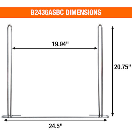 Anti-Sail Brackets for 24in Flaps - Long