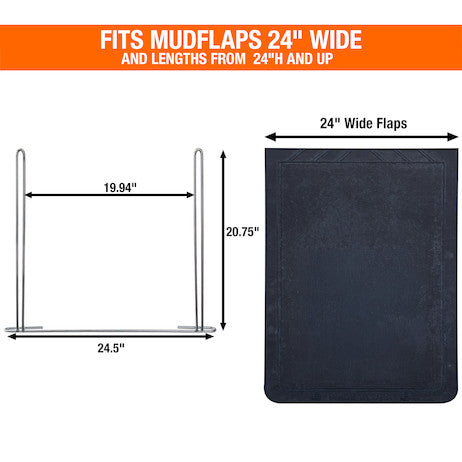 Anti-Sail Brackets for 24in Flaps - Long
