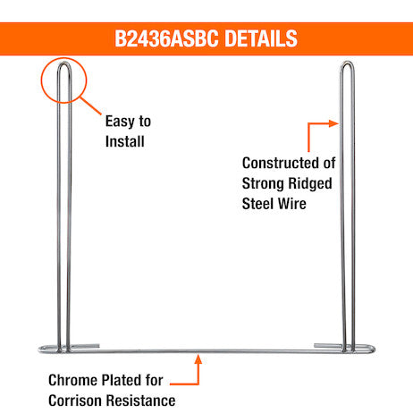 Anti-Sail Brackets for 24in Flaps - Long
