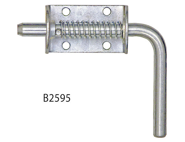 1/2 Inch Stainless Steel Spring Latch Assembly - 2.75 x 8.38 Inch Long