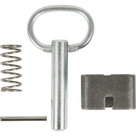 5/8 Inch Weld-On Spring Latch Assembly-Plain Tube - 2.53 x 4.68 Inch-Unassembled