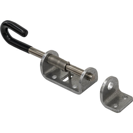 Heavy Duty Spring Latch Assembly with Keeper, Zinc Plated Steel Body and Pin