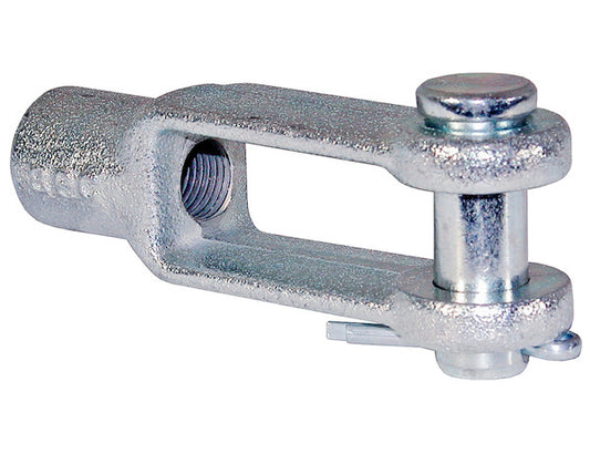 B27086ANFZ 1/2 Inch Clevis with Pin and Cotter Pin Kit-Zinc Plated