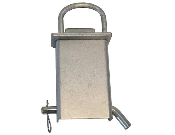 Stake Pocket 3/8 Inch Forged D-Ring with 2 Inch ID, Zinc-Coated