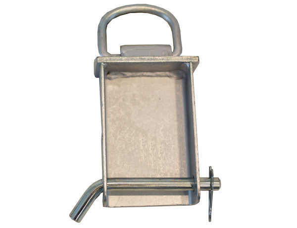 Stake Pocket 3/8 Inch Forged D-Ring with 2 Inch ID, Zinc-Coated