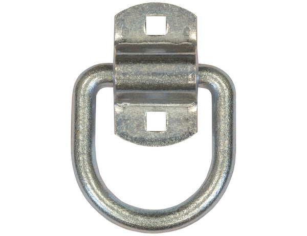 Domestically Forged 1/2 Inch Forged D-Ring With 2-Hole Mounting Bracket