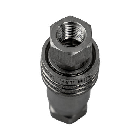Hydraulic Coupler Set, SST, 1/4in NPTF, 1/4in BODY