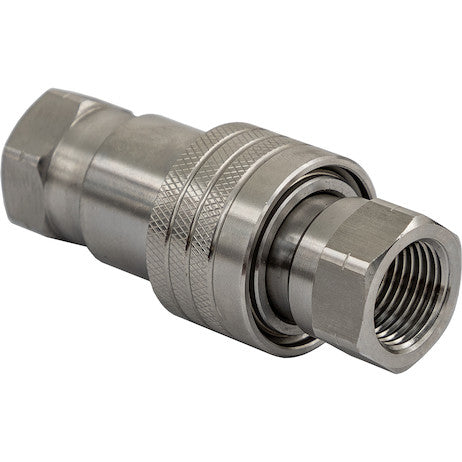 B40004SS - Hydraulic Coupler Set, SST, 1/2in NPTF,1 /2in BODY