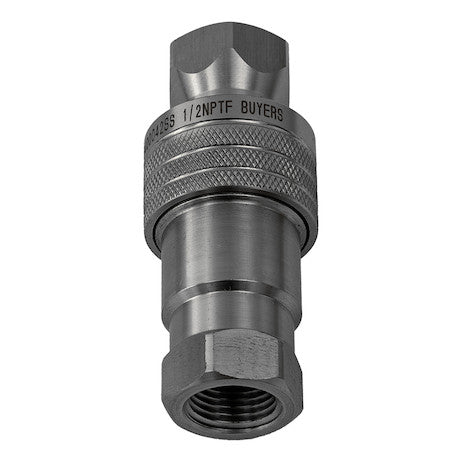 Hydraulic Coupler Set, SST, 1/2in NPTF,1 /2in BODY