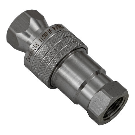 Hydraulic Coupler Set, SST, 1/2in NPTF,1 /2in BODY