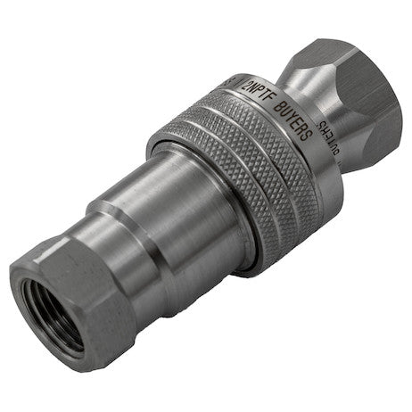 Hydraulic Coupler Set, SST, 1/2in NPTF,1 /2in BODY