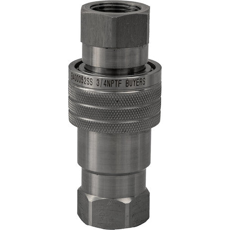 Hydraulic Coupler Set, SST, 3/4in NPTF, 3/4in BODY