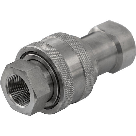 3/4 Inch NPTF Sleeve-Type Hydraulic Quick Coupler Assembly 