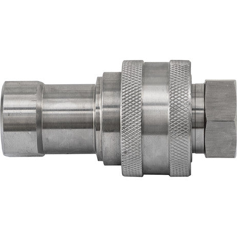 3/4 Inch NPTF Sleeve-Type Hydraulic Quick Coupler Assembly 