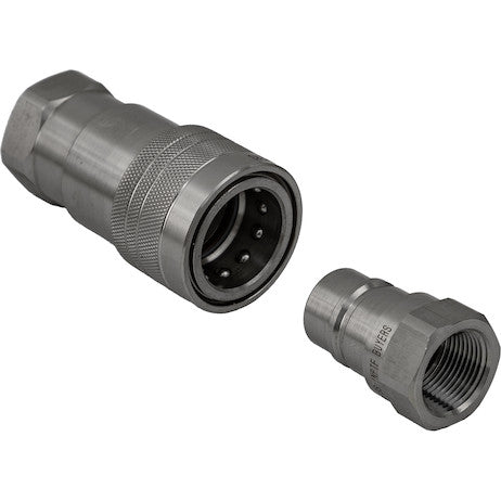 B40006SS - Hydraulic Coupler Set, SST, 1in NPTF, 1in BODY