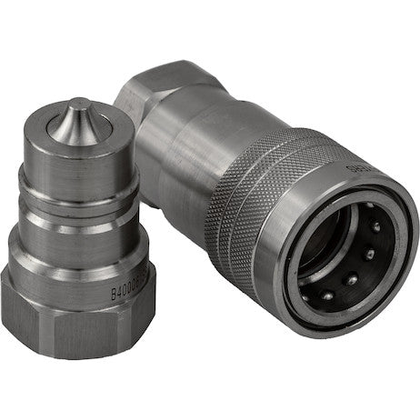 Hydraulic Coupler Set, SST, 1in NPTF, 1in BODY
