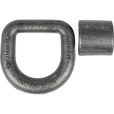 1 Inch Forged D-Ring with Weld-On Mounting Bracket