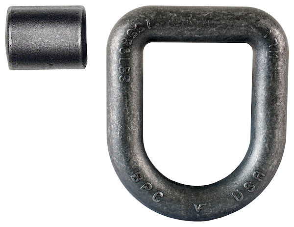 Domestically Forged 1 Inch Extended D-Ring with Weld-On Mounting Bracket
