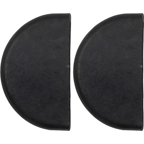 D-Shaped Molded Rubber Bumper - 3 x 3-1/2 x 6 Inch Tall - Set of 2