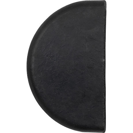 D-Shaped Molded Rubber Bumper - 3 x 3-1/2 x 6 Inch Tall - Set of 2