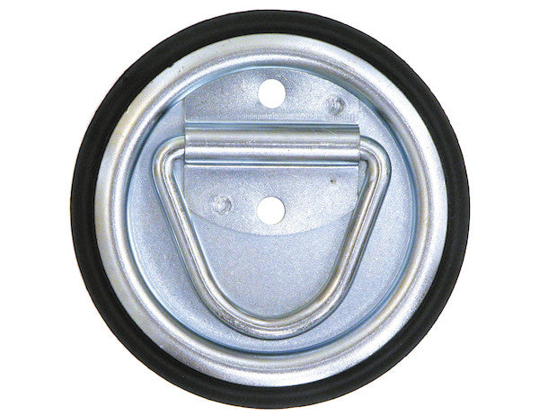Surface Mounted Or Recessed Rope Ring Zinc Plated With Plastic Bezel