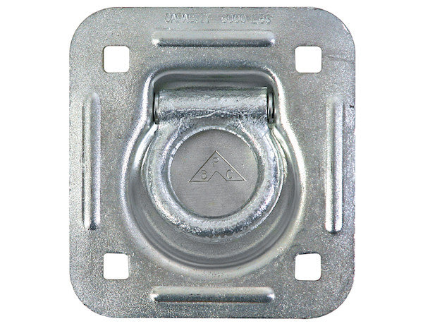 Heavy Duty Recessed Rope Ring Zinc Plated