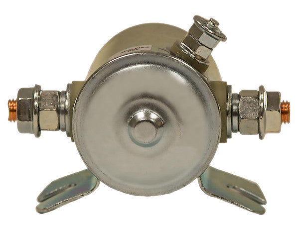 Continuous Duty 12 Volt Steel Case Insulated Solenoid GND To Activate