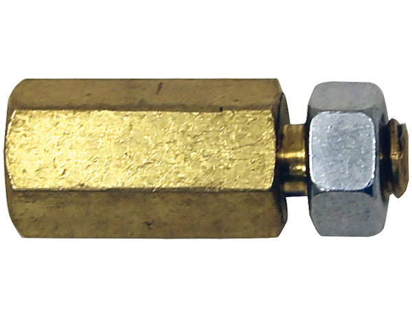 Brass Battery Bolt Adapters Top Terminal 5/16-18 With Nut