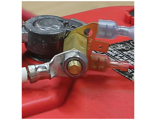 Brass Battery Bolt Adapters Top Terminal 5/16-18 With Nut