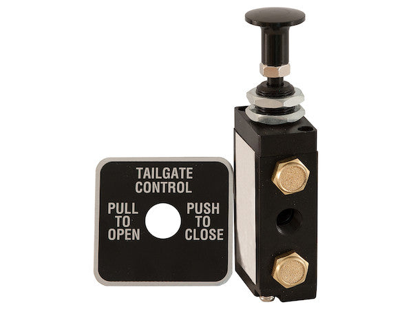 4-Way 2-Position Manual Air Valve With Five 1/8 Inch NPT Ports